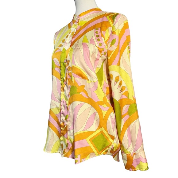 Zara Women's Printed Long Sleeve Shirts Multicolored Size Small - Picture 6 of 11